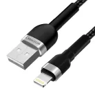 Wozinsky WNBAL2 USB-A / Lightning 2.4A kábel 2 m - fekete