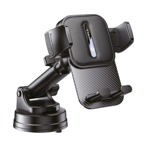 FORCELL F-Grip Guardian autós telefontartó szélvédőre/középkonzolra fekete