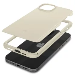 iPhone 15 Plus bézs Spigen Thin Fit tok