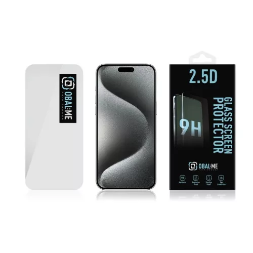 OBAL:ME 2.5D üvegfólia Apple iPhone 15 Pro Max - Átlátszó