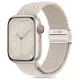 Tech-protect Nylonmag Apple Watch 4 / 5 / 6 / 7 / 8 / 9 / 10 / 11 / Se (38 / 40 / 41 Mm) Natural Titanium