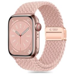   Tech-protect Nylonmag Apple Watch 4 / 5 / 6 / 7 / 8 / 9 / 10 / 11 / Se (38 / 40 / 41 Mm) Dusty Rose