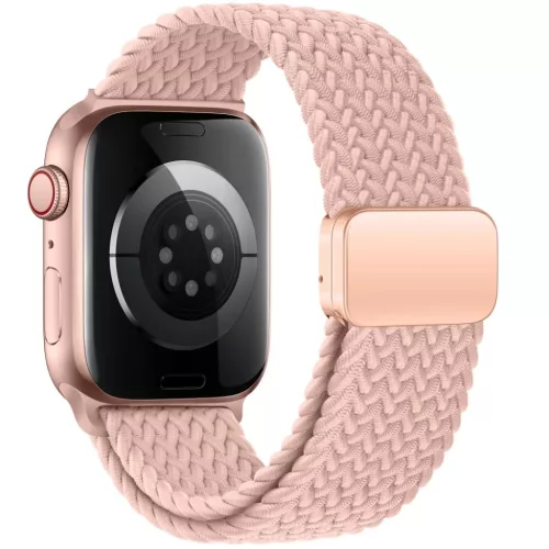 Tech-protect Nylonmag Apple Watch 4 / 5 / 6 / 7 / 8 / 9 / 10 / 11 / Se (38 / 40 / 41 Mm) Dusty Rose