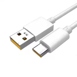   DL136 OPPO USB-C Adatkábel SUPERVOOC Töltés 65W 1m Fehér (Bulk)