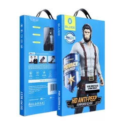   5D Mr. Monkey Glass - Samsung Galaxy S24 fekete (Erős Láthatóság-védelem) üvegfólia