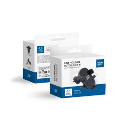   BLUE STAR AUTO LOCK X1 szellőzőre erősíthető autós telefontartó fekete