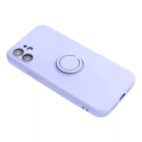 Szilikon gyűrűs tok iPhone 16 Plus lila