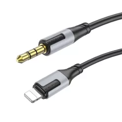   Borofone Cable BL19 Creator - jack 3,5mm - Lightning - 1 méter fekete