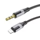 Borofone Cable BL19 Creator - jack 3,5mm - Lightning - 1 méter fekete