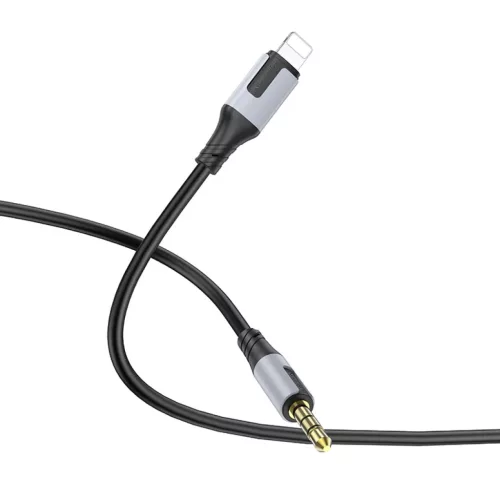 Borofone Cable BL19 Creator - jack 3,5mm - Lightning - 1 méter fekete