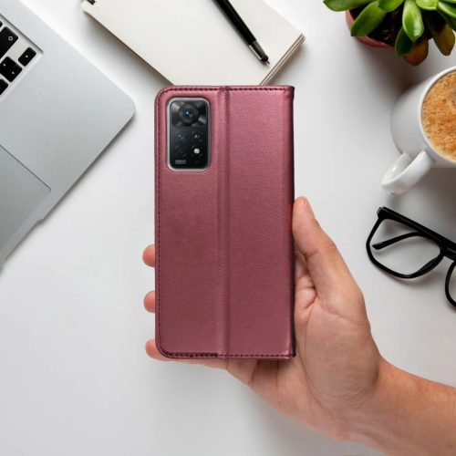 SMART MAGNETO fliptok XIAOMI Redmi Note 13 Pro 5G burgundy