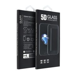   5D Full Glue Edzett Üveg - Xiaomi Redmi Note 13 4G fekete üvegfólia