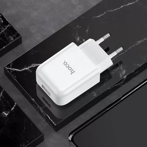 HOCO utazó töltő USB A 2A N2 fehér