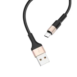 HOCO USB A - Type-C 2A X26 1 m fekete-arany kábel