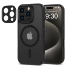 Tech-Protect MagCam mágneses iPhone 16 Pro fekete tok
