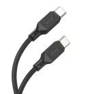 HOCO Type-C USB kábel Type C to Type C 3A 60W X90 1 m fekete