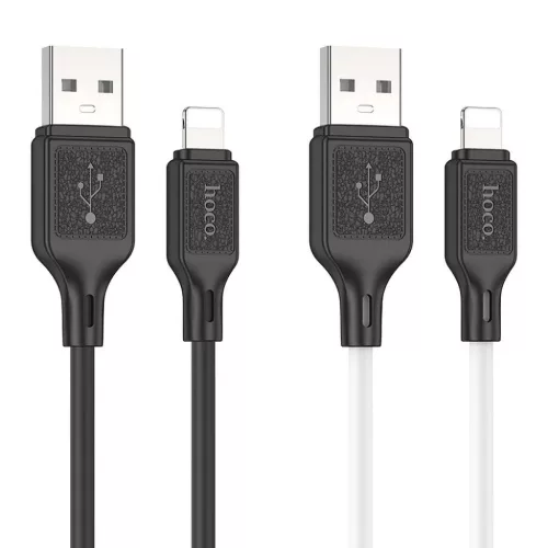 HOCO kábel USB A - Lightning 2,4A X90 1m fekete