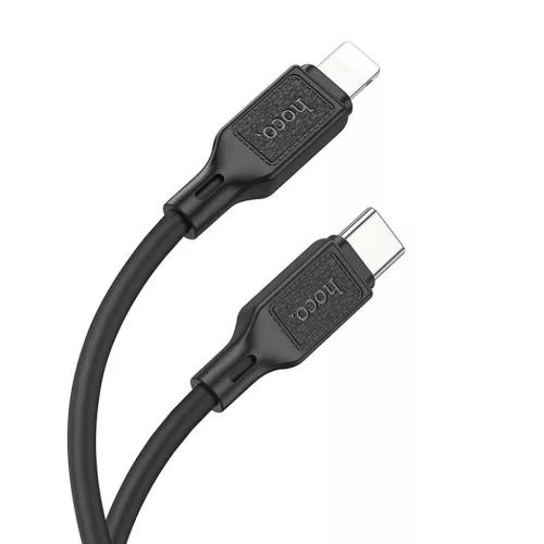 HOCO Type C - Lightning PD 20W 1 m fekete kábel