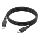 HOCO Type C - Lightning PD 20W 1 m fekete kábel