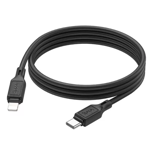 HOCO Type C - Lightning PD 20W 1 m fekete kábel