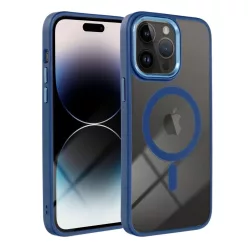   COLOR EDGE MAG COVER tok kompatibilis MagSafe technológiával az IPHONE 16 Pro-hoz, sötétkék