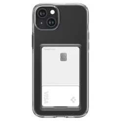 iPhone 15 Plus Spigen Crystal Slot kristálytiszta tok