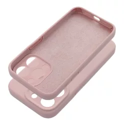Szilikon 2mm tok iPhone 16 homok rózsaszín