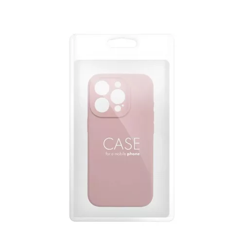 Szilikon 2mm tok iPhone 16 homok rózsaszín