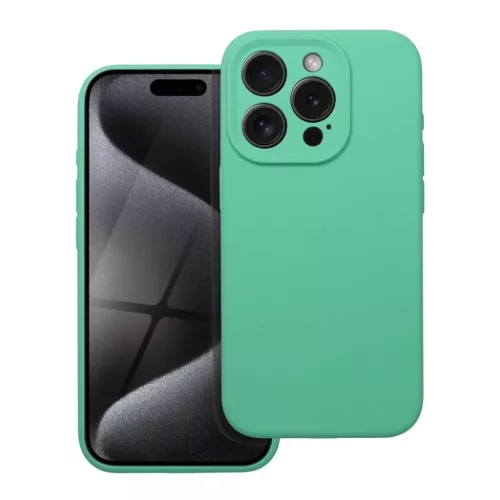Szilikon tok 2mm az IPHONE 16 Pro-ra, menta