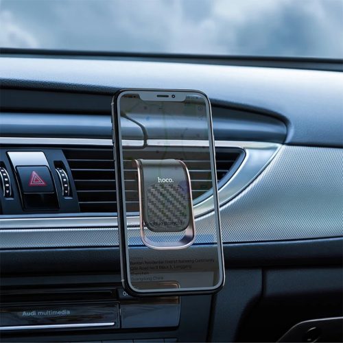 HOCO CA75 Univerzális mágneses autós tartó fekete-fém szürke