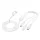 HOCO kábel 3 az 1-ben USB A - Lightning / Micro USB / Type-C 2A X76 1 m fehér