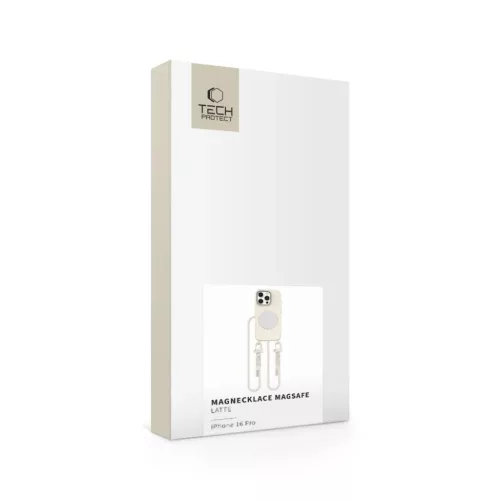 Tech-protect Magnecklace Magsafe Iphone 16 Pro Latte Tok