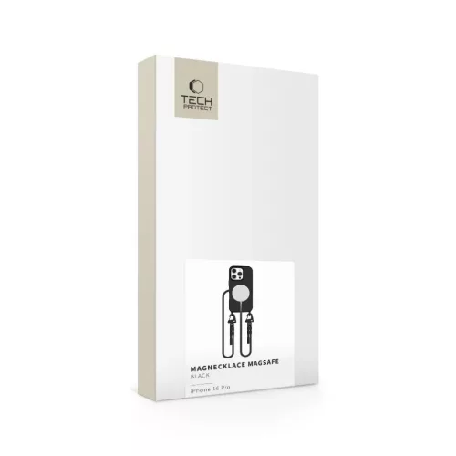 Tech-protect Magnecklace Magsafe Iphone 16 Pro Fekete Tok