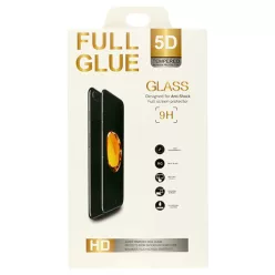   Teljes felületű ragasztású 5D üvegfólia, fekete iPhone 16 Plus számára