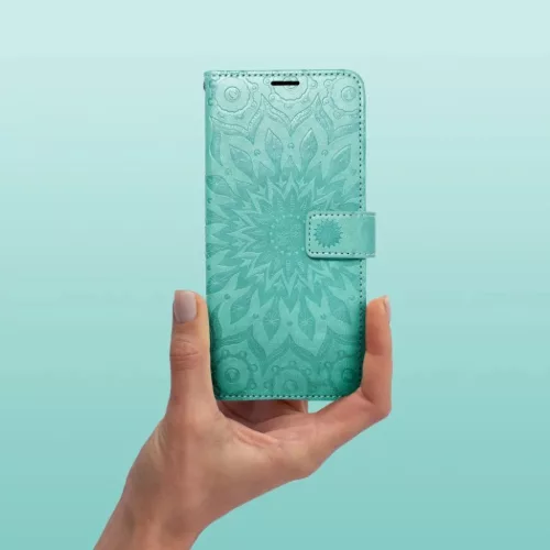 MEZZO fliptok iPhone 16 Pro mandala zöld