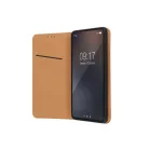 Bőr fliptok SMART PRO IPHONE 16 Pro barna tok