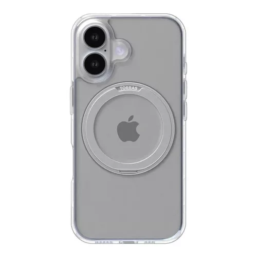 Etui Torras Ostand Pro iPhone 16 Plus tok (Átlátszó)