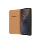 Leather case fliptok IPhone 16 Pro fekete tok