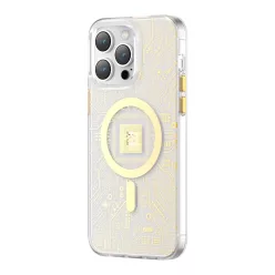   Kingxbar PQY Geek sorozat mágneses tok iPhone 14 Plus MagSafe arany