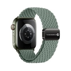   FORCELL F-DESIGN FA02 nylon mágneses szíj APPLE Watch 38 / 40 / 41 mm rainforest green