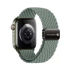   FORCELL F-DESIGN FA02 nylon mágneses szíj APPLE Watch 38 / 40 / 41 mm rainforest green