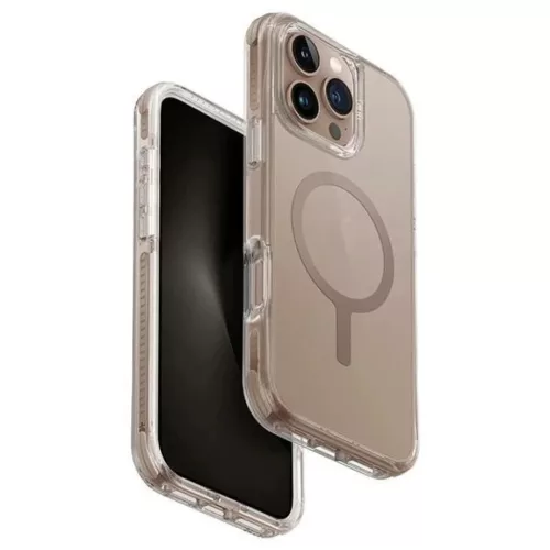 Uniq Combat iPhone 16 Pro 6.3" Magclick Charging tok arany/taupe arany