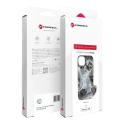   FORCELL F-PROTECT Mirage, katonai ejtésteszt-nek megfelelő tok kompatibilis MagSafe-fel IPHONE 16 PLUS-hoz ezüst köd színben tok