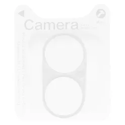   Keményített üvegkamera védő (LENCSE) iPhone 16/16 Plus (sziget) üvegfólia