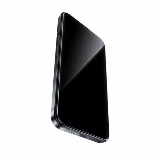 Benks edzett üveg Glass Warrior Privacy üvegfólia iPhone 16/15/14 Pro fekete