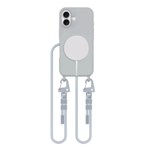 Tech-protect Magnecklace Magsafe Iphone 16 Crayon Szürke Tok