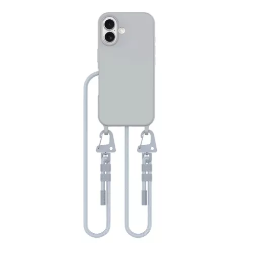Tech-protect Magnecklace Magsafe Iphone 16 Crayon Szürke Tok