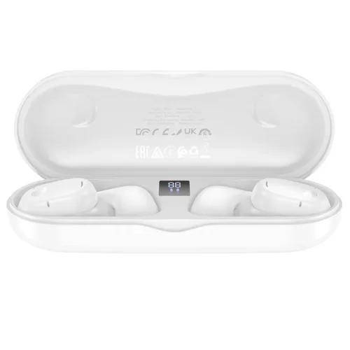 Borofone TWS Bluetooth fülhallgató BW41 Prestige Fehér