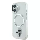 iPhone 16 Átlátszó Karl Lagerfeld IML Karl and Choupette MagSafe tok