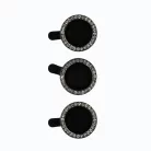 Tempered Glass HARD DIAMOND kamera üvegfólia Samsung Galaxy S23 Plus fekete (3 darab lencse)